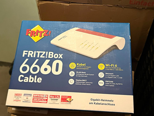 Fritz box 6660 cable router - cable,
