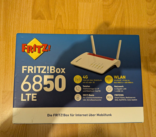 Fritz box 6850 lte router - lte, wlan
