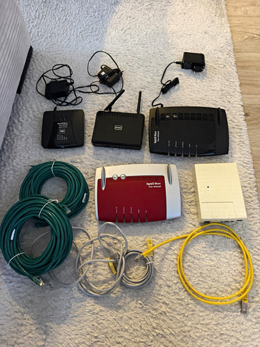 Konvult router mit lan kabeln - mit,
