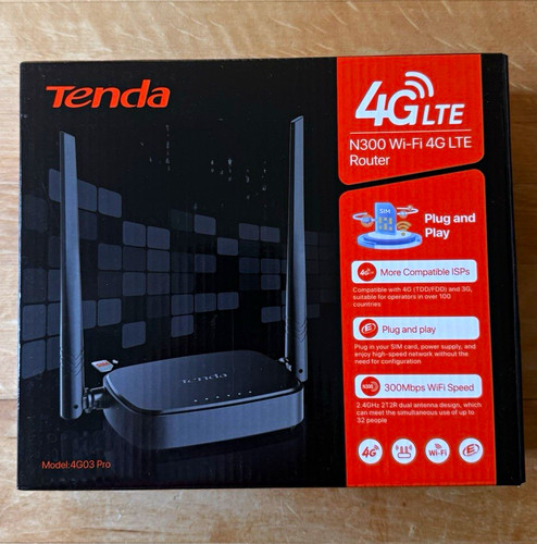Tenda 4g03 pro router lte - router,
